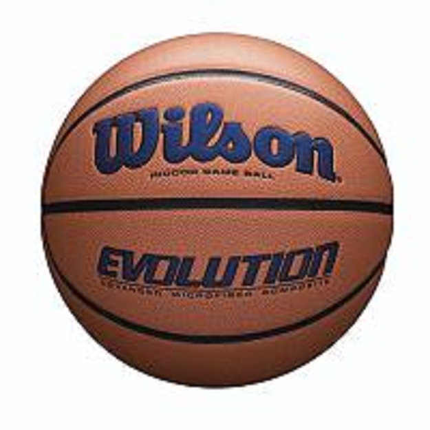 Picture of Wilson Evolution Official Size Game Basketball-Navy