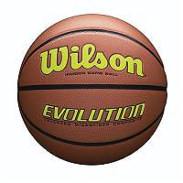 Picture of Wilson Evolution Official Size Game Basketball-Yellow