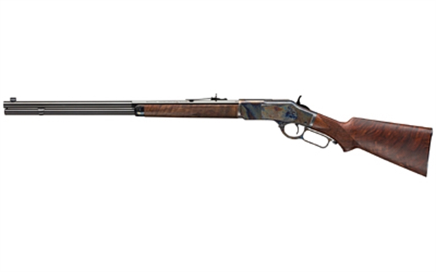 Picture of Winchester 1873 Lever Rifle Deluxe Sporting 1/2 Oct 24" 357/38, 24", 13 RD 534259137 048702015854
