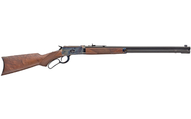 Picture of  Winchester Repeating Arms 534283124 Model 1892 Deluxe Takedown Full Size 44 Rem Mag 11+1 24" Polished Blued Octagon Barrel, Color Case Hardened Steel Receiver, Grade V/Vi Walnut Fixed Stock 048702019777
