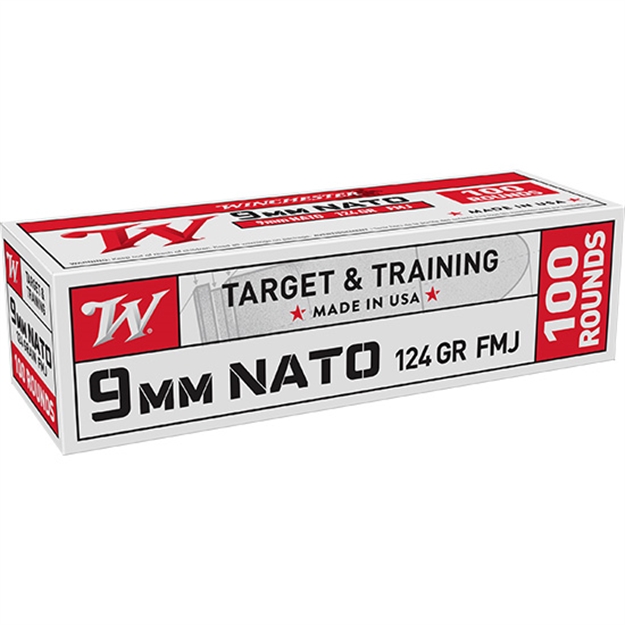 Picture of Win Usa 9Mm Nato 124Gr Fmj 100/10 Value Pack W9NATOVP