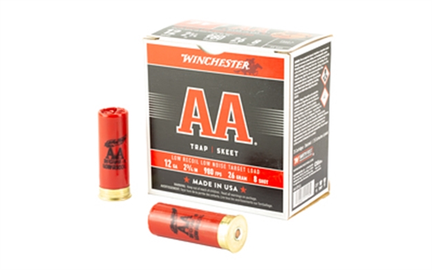 Picture of  Winchester Ammo Aa12fl8 AA Low Recoil 12Gauge 2.75" 26Gram 8Shot 25 Per Box/10 Case