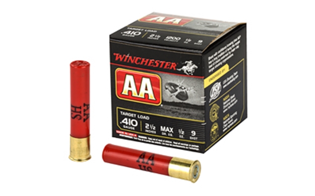 Picture of  Winchester Ammo Aa419 AA  410Gauge 2.50" 1/2Oz 9Shot 25 Per Box/10 Case 020892004474