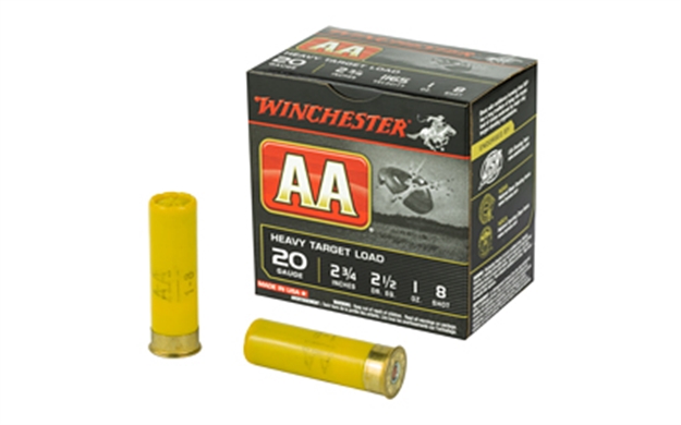 Picture of  Winchester Ammo Aah208 AA Heavy 20Gauge 2.75" 1Oz 8Shot 25 Per Box/10 Case 020892009622