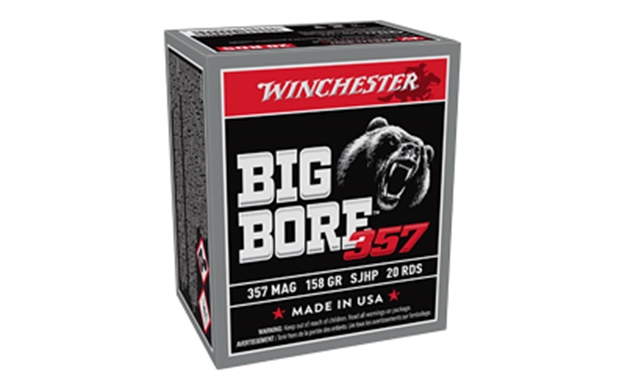 Picture of  Winchester Ammo X357mbb Big Bore  357Mag 158Gr Semi Jacketed Hollow Point 20 Per Box/10 Case