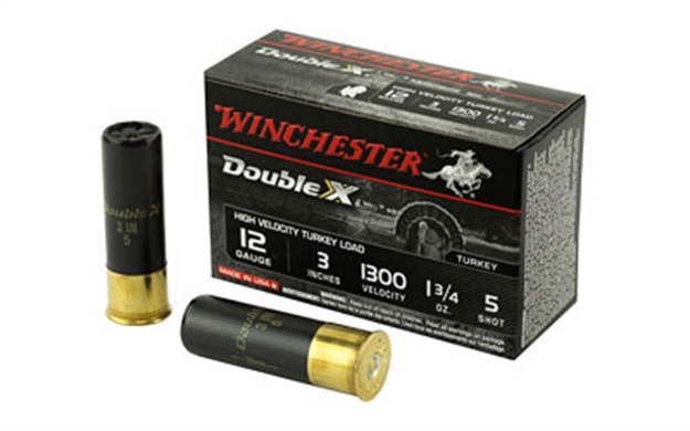 Picture of  Winchester Ammo Sth1235 Double X High Velocity Turkey 12Gauge 3" 1 3/4Oz 5Shot 10 Per Box/10 Case