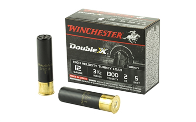 Picture of  Winchester Ammo Sth12355 Double X High Velocity Turkey 12Gauge 3.50" 2Oz 5Shot 10 Per Box/10 Case 020892012219