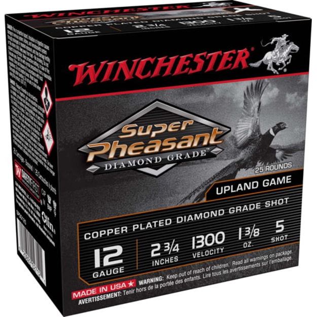 Picture of Winchester Ammunition 12Ga 2 3/4" #5 Pheasant Diamond Grade SPDG125 020892027121