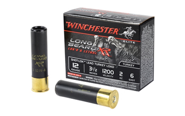 Picture of  Winchester Ammo Stlb12l6 Long Beard XR Shot-Lok 12Gauge 3.50" 2Oz 6Shot 10 Per Box/10 Case 020892021327