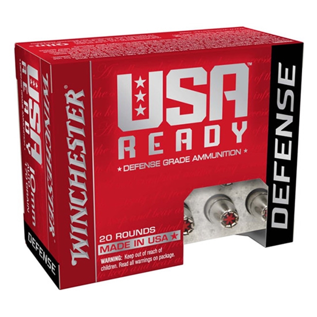 Picture of  Winchester Ammo Red10hp Usa Ready 10Mmauto 170Gr Hex Vent Hollow Point 20 Per Box/10 Case