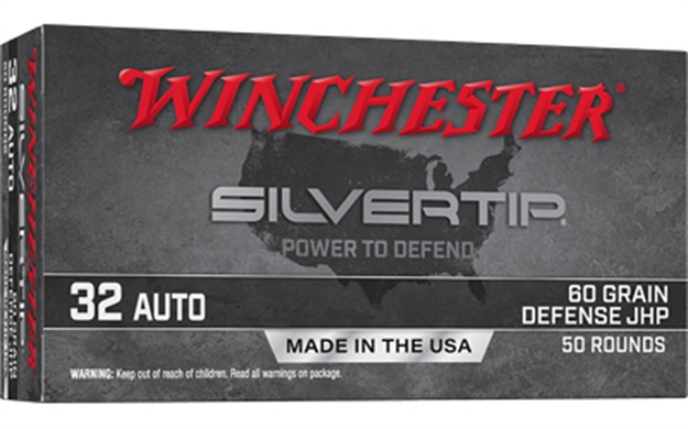 Picture of  Winchester Ammo W32ast Silvertip  32Acp 60Gr Jacketed Hollow Point 50 Per Box/10 Case
