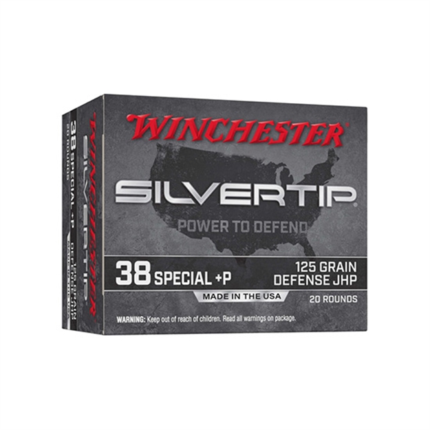 Picture of Winchester Ammunition 38Spl+P 125Gr Jhp Silvertip W38PST