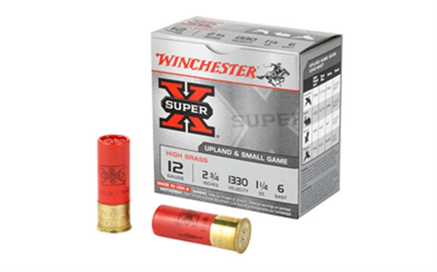 Picture of Winchester Super-X Shotshell 12 Ga, 2-3/4 In, No. 6, 1-1/4Oz, 3-3/4 Dr, 1330 Fps, 25 Rnd Per Box X126