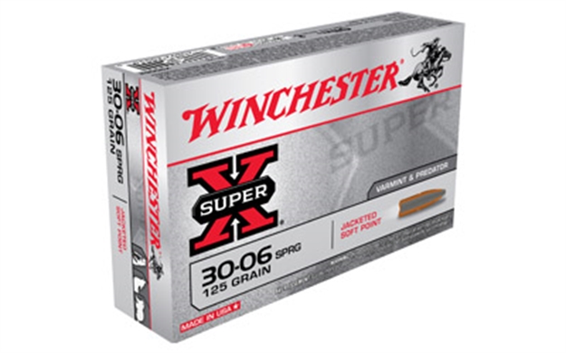 Picture of Winchester Ammo X30062 Super X  30-06Springfield 125Gr Pointed Soft Point 20 Per Box/10 Case 020892200340 -