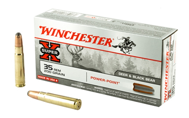 Picture of Winchester Super-X Rifle Ammo 35 Rem, Power-Point, 200 Grains, 2020 Fps, 20, Boxed 020892200142 -