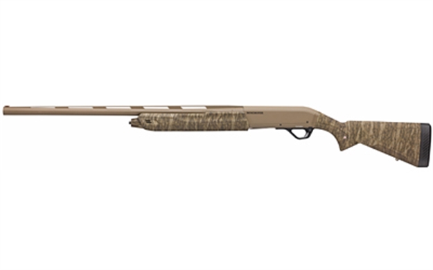Picture of  Winchester Repeating Arms 511233391 Sx4 Hybrid Hunter 12 Gauge 26" 4+1 3" Flat Dark Earth Cerakote Rec/Barrel Mossy Oak Bottomland Stock Right Hand (Full Size) Includes 3 Invector-Plus Chokes