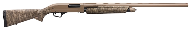 Picture of  Winchester Repeating Arms 512364391 Sxp Hybrid Hunter 12 Gauge 26" 4+1 3" Flat Dark Earth Perma-Cote Rec/Barrel Mossy Oak Bottomland Stock Right Hand (Full Size) Includes 3 Invector-Plus Chokes 048702020131