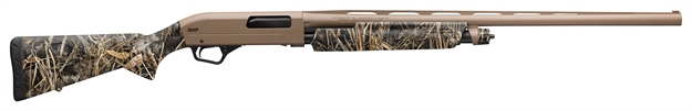 Picture of  Winchester Repeating Arms 512432292 Sxp Hybrid Hunter 12 Gauge 3.5" 4+1 (2.75") 28", Fde Barrel/Rec, Realtree Max-7 Furniture, Fiber Optic Sight, Includes 3 Invector-Plus Chokes