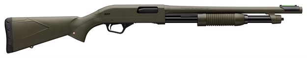 Picture of  Winchester Repeating Arms 512425695 Sxp Defender 20 Gauge 3" 5+1 (2.75") 18", OD Green, Synthetic Furniture, Truglo Fiber Optic Sight