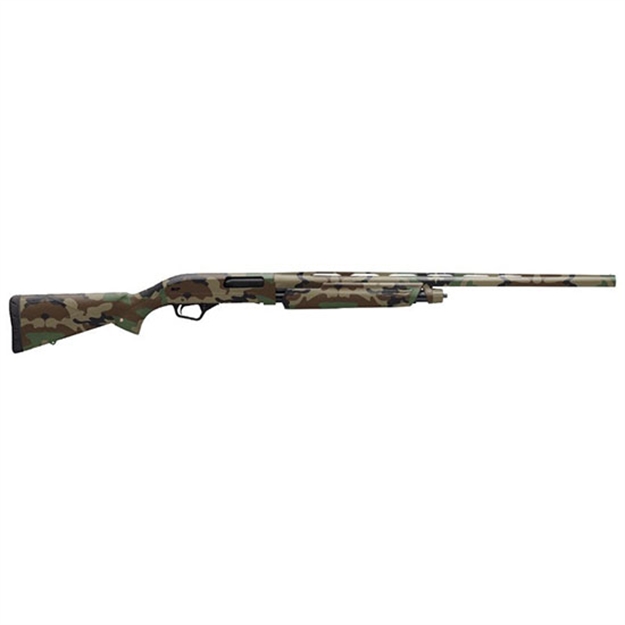 Picture of  Winchester Repeating Arms 512433391 Sxp Waterfowl Hunter 12 Gauge 26" 4+1 (2.75") 3" Chamber, Woodland Camo, Truglo Fiber Optic Sight, Includes 3 Invector-Plus Chokes