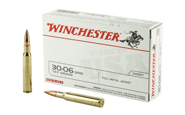 Picture of Winchester Ammo Usa3006 Usa  30-06Springfield 147Gr Full Metal Jacket 20 Per Box/10 Case 020892212954 -