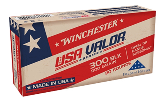 Picture of Winchester Ammunition Usa Valor 300 Blackout 200Gr OT Sub 20Bx USAV300BX 020892232006