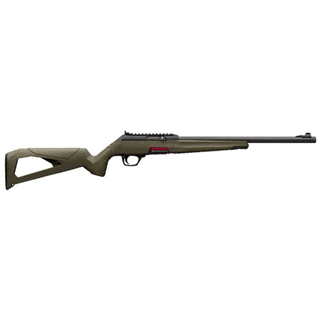 Picture of  Winchester Repeating Arms 521140102 Wildcat  22 LR 10+1 18", Matte Black Barrel/Rec, Skeletonized OD Green Stock, Ghost Ring Sight, Suppressor Ready 048702024467