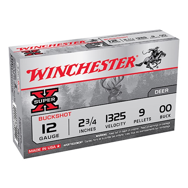 Picture of  Winchester Ammo Xb1200vp Super X  12Gauge 2.75" 18Pellets 00Buck Shot 15 Per Box/10 Case *Value Pack