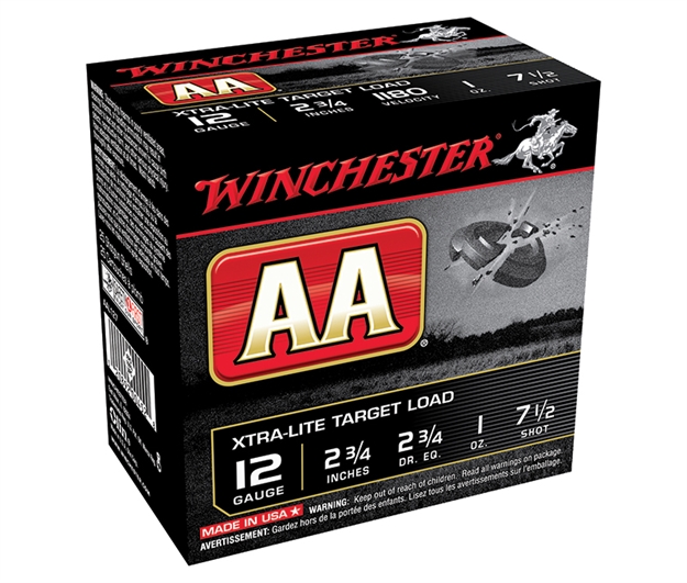 Picture of Winchester Ammunition AA Exlttrgt 12Ga 2.75" 1Oz 2.75Dr #7.5 AAL127 020892004900