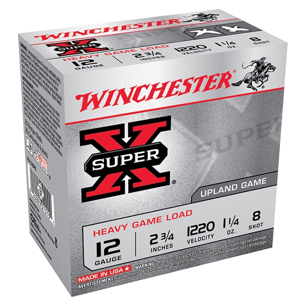 Picture of Winchester Ammunition Superx 12Ga 2.75" 1-1/4Oz HG #8 XU12SP8 020892013148