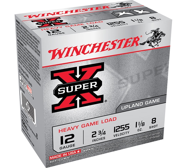 Picture of Winchester Ammunition Superx 12Ga 2.75" 1-1/8Oz HG #8 XU12H8 020892013223