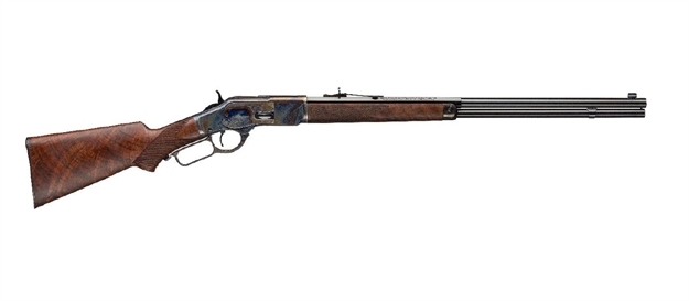 Picture of Winchester 1873 Lever Rifle Deluxe Sporting 1/2 Oct 24" 44/40, 24", 13 RD 534259140 048702015861