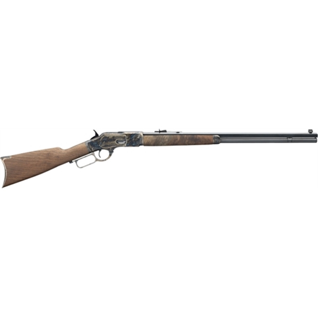Picture of  Winchester Guns 534217141 Model 1873 Sporter 45 Colt (Lc) 13+1 Cap 24" Octagon Barrel Color Case Hardened Rec Satin Oiled Walnut Fixed Straight Grip Stock Right Hand (Full Size)