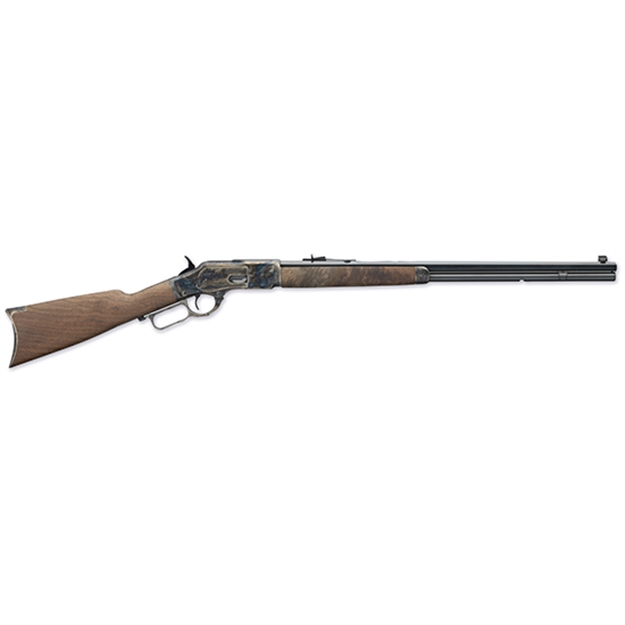 Picture of  Winchester Guns 534217137 Model 1873 Sporter 38 Special, 357 Mag 14+1 Cap 24" Octagon Barrel Color Case Hardened Rec Satin Oiled Walnut Fixed Straight Grip Stock Right Hand (Full Size)