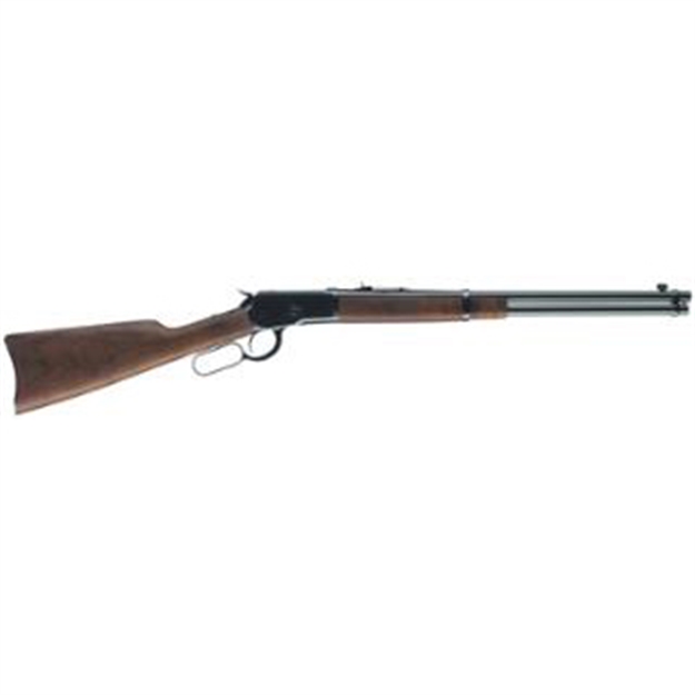 Picture of  Winchester Repeating Arms 534177124 Model 1892 Carbine Full Size 44 Rem Mag 10+1 20" Brushed Polish Blued Steel Barrel, Drilled & Tapped Steel Receiver, Black Walnut Straight Grip Synthetic Stock