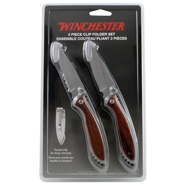 Picture of Winchester 2-Wood Clip Folder Set Q4