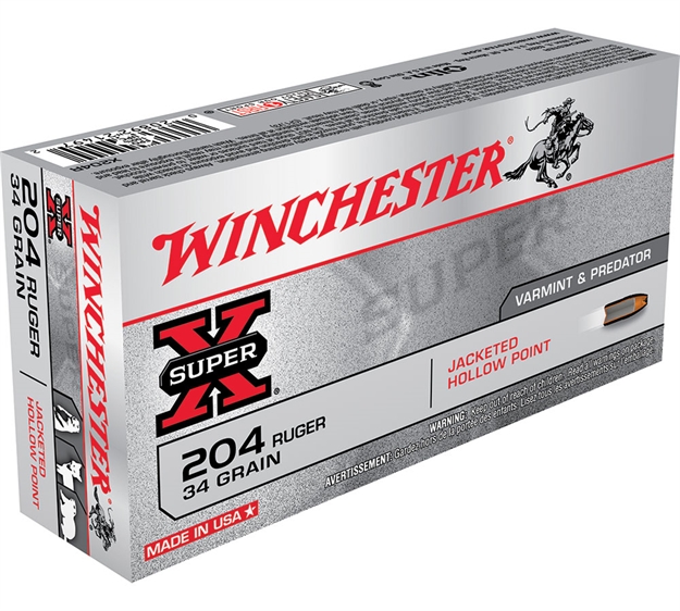 Picture of Winchester 204 34Gr Jhp Sup-X