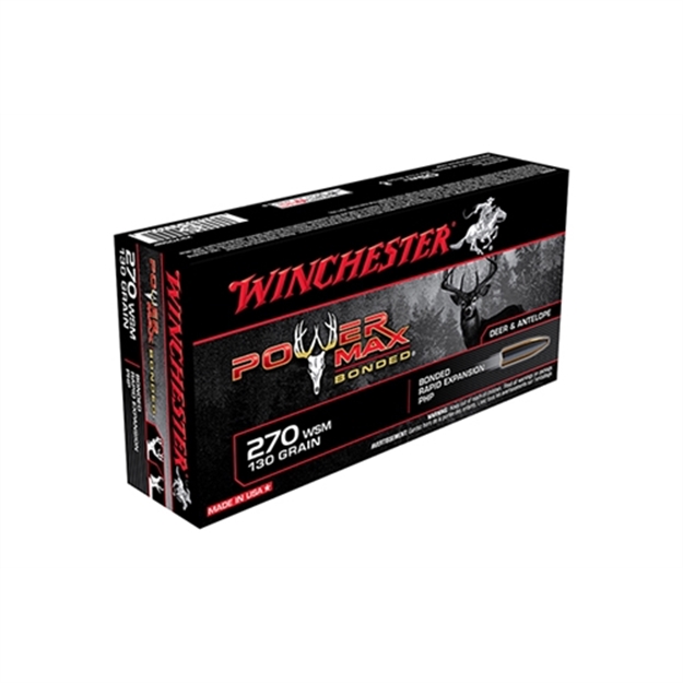 Picture of Winchester Power Max Bond 270Wsm 130Gr 20Rd