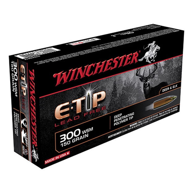 Picture of Winchester 300Wsm 150Gr E-Tip Lead Free