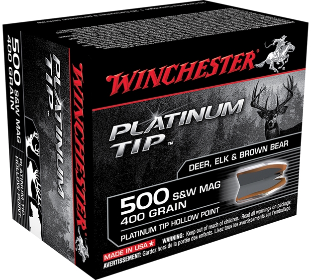 Picture of Winchester 500Sw 400Gr Plat Tip H/P