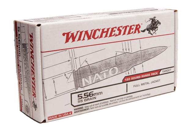 Picture of Winchester 5.56 55Gr Fmj Usa 180Ct
