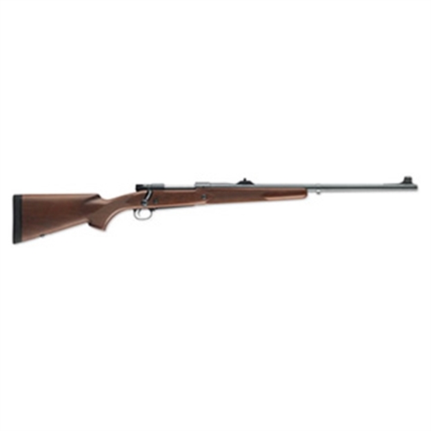 Picture of  Winchester Guns 535204144 Model 70 Safari Express 458 Win Mag 3+1 24" Satin Walnut Stock Matte Blued Right Hand 048702002502