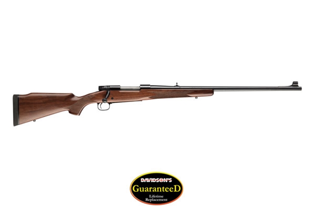 Picture of  Winchester Repeating Arms 535205128 Model 70 Alaskan Full Size 30-06 Springfield 3+1 25" Brushed Polish Blued Sporter Barrel, Steel Receiver, Satin Walnut Monte Carlo Stock 048702002526