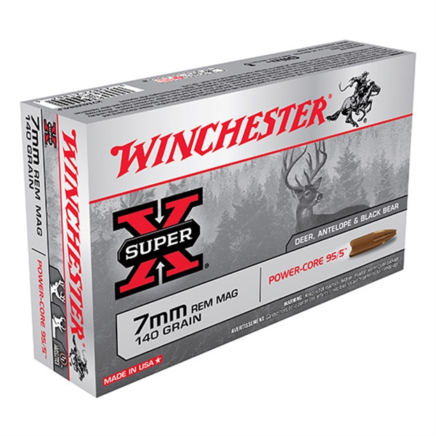 Picture of Winchester Ammo X7mmrmlf Super-X 7Mm Remington Magnum 140 GR Power Core 20 Bx/ 10 CS