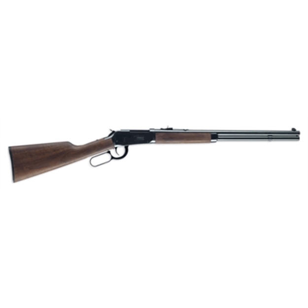 Picture of  Winchester Repeating Arms 534174117 Model 94 Short Rifle 38-55 Win 7+1 20" Satin Black Walnut Fixed Straight Grip Stock Brushed Polish Blued Right Hand