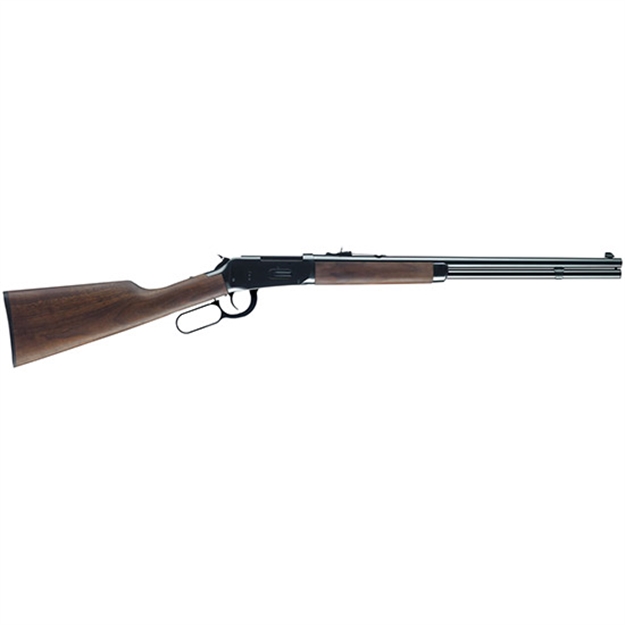 Picture of  Winchester Guns 534174160 Model 94 Short Rifle 450 Marlin Caliber With 7+1 Capacity, 20" Barrel, Brushed Polish Blued Metal Finish & Satin Black Walnut Fixed Straight Grip Stock Right Hand (Full Size)