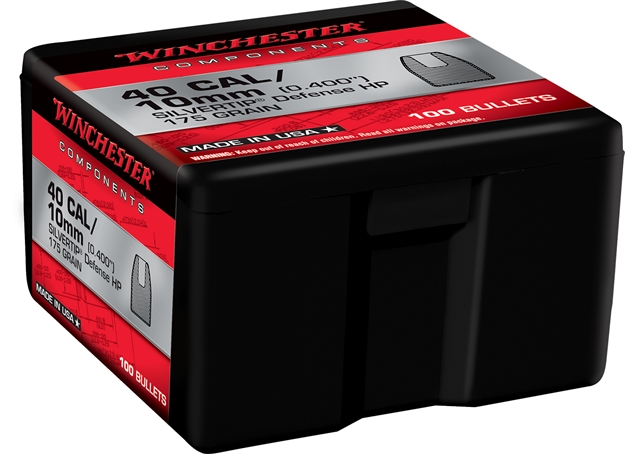 Picture of Winchester Ammo  Centerfire Handgun Reloading 40 S&W .400 175 GR Silvertip Hollow Point 100 Per Box