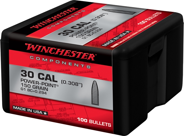 Picture of  Winchester Ammo Wb30pp150x Centerfire Rifle  30Cal 150Gr Power Point 100 Per Box/10 Case 020892633742