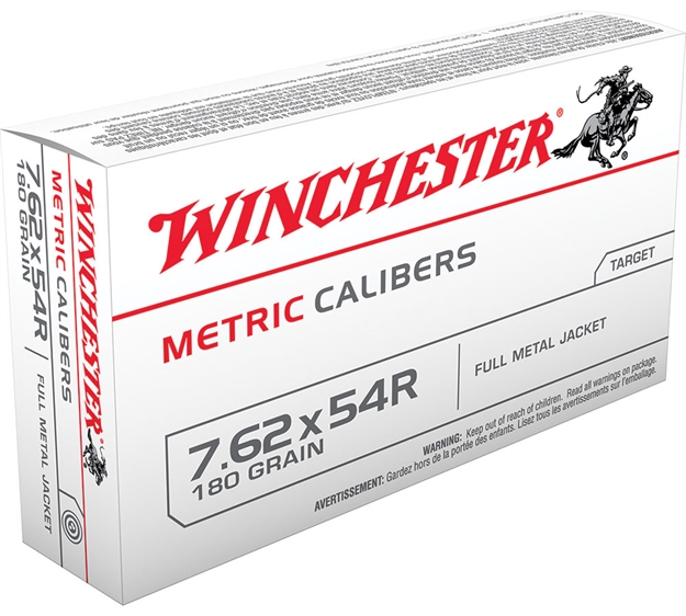 Picture of Win 7.62X54r 180Gr Fmj 20/400