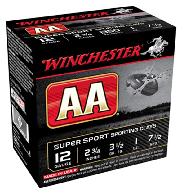 Picture of Winchester AA 12Ga 2.75 1Oz #7.5 1350Fps 250Rd Case AASCL127